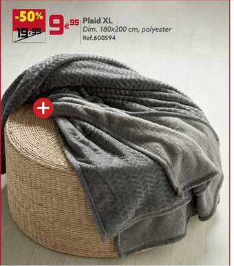 Gifi Plaid xl offre