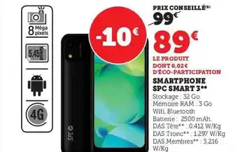 Smartphone spc smart 3