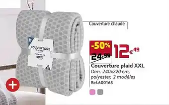 Gifi Couverture plaid xxl offre