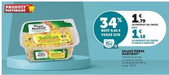 Hyper U Salade pierre martinet offre
