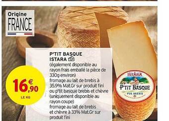 Intermarché P'tit basque istara offre
