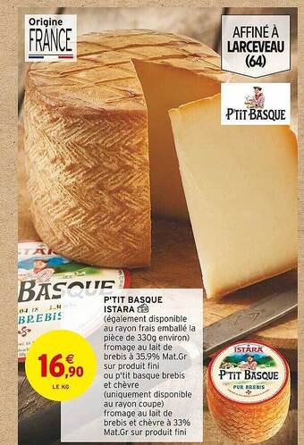 Intermarché P'tit basque istara offre