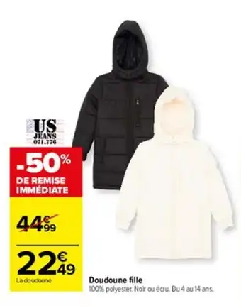 Carrefour Doudoune file offre