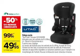 Carrefour Siège-auto offre