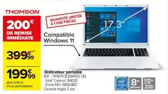 Carrefour Ordinateur portable offre