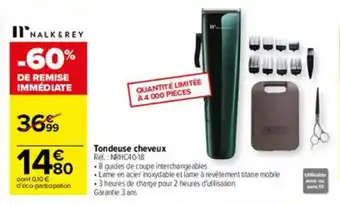 Carrefour Tondeuse cheveux offre