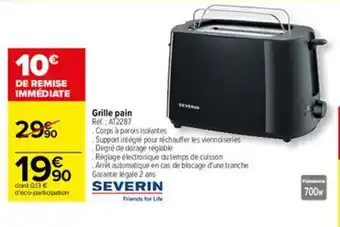 Carrefour Grille pain offre