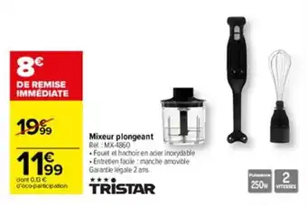Carrefour Mixeur plongeant offre