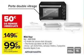 Carrefour Mini four offre