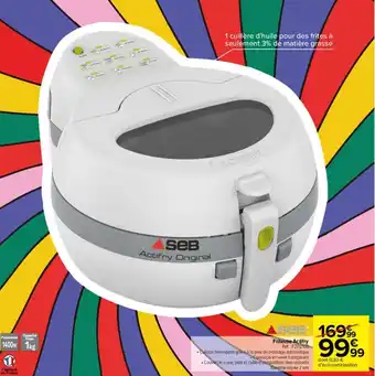 Carrefour Friteuse actifry offre