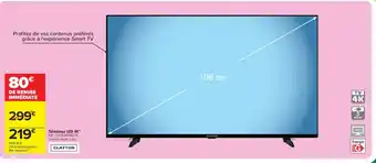 Carrefour Téléviseur LED 4K offre