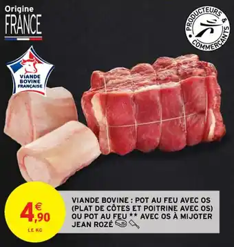 Intermarché Viande bovine : pot au feu avec os offre
