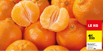 Carrefour Mandarine offre
