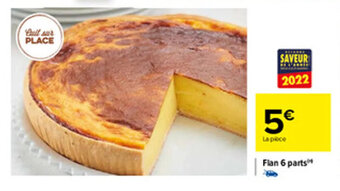 Carrefour Flan 6 parts offre