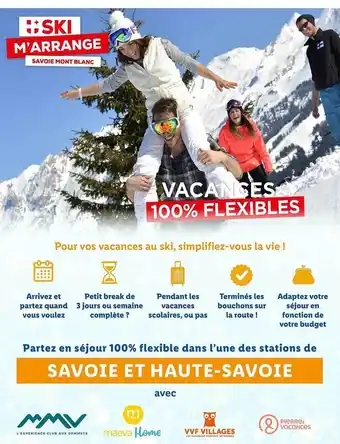 Vacances 100% flexibles