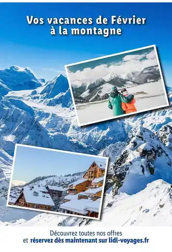 Vos vacances de février à la montagne