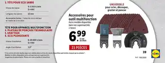 Lidl Accessoires pour outil multifonction offre