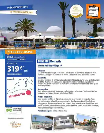 Lidl Tunisie monastir offre