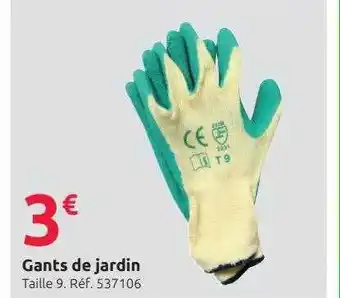 Mr Bricolage Gants de jardin offre