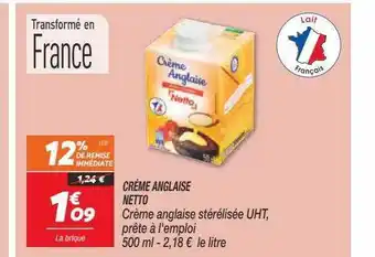 Netto Crème anglaise netto offre