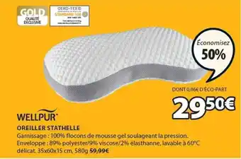 JYSK Oreiller stathelle wellpur offre