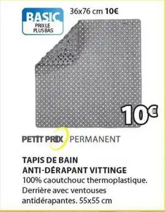 JYSK Tapis de bain anti-dérapant vittinge offre