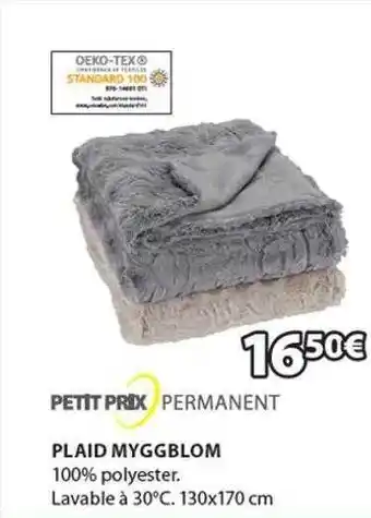 JYSK Plaid myggblom offre