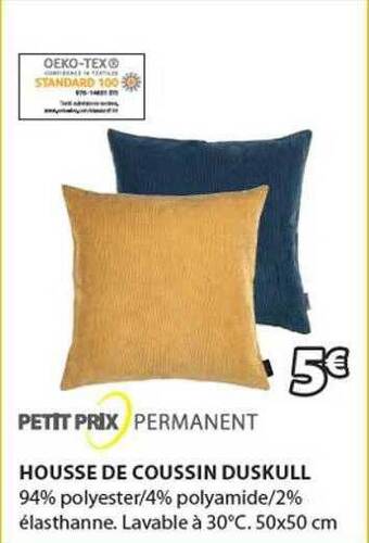 JYSK Housse de coussin duskull offre