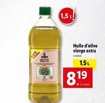 Lidl Huile d'olive vierge extra offre