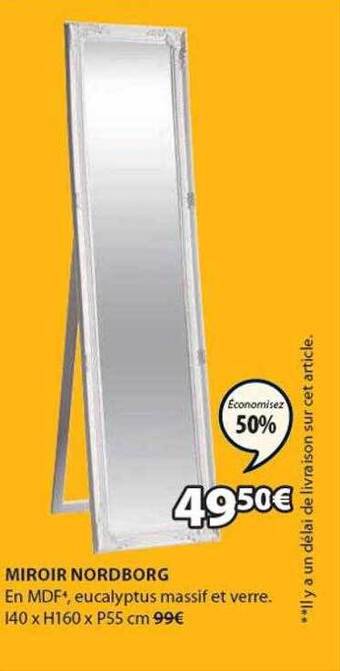 JYSK Miroir nordborg offre