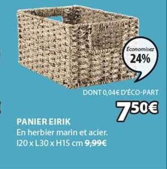 JYSK Panier eirik offre