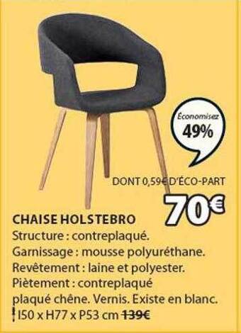 JYSK Chaise holstebro offre