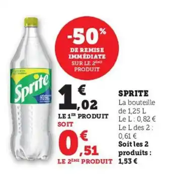Hyper U Sprite offre