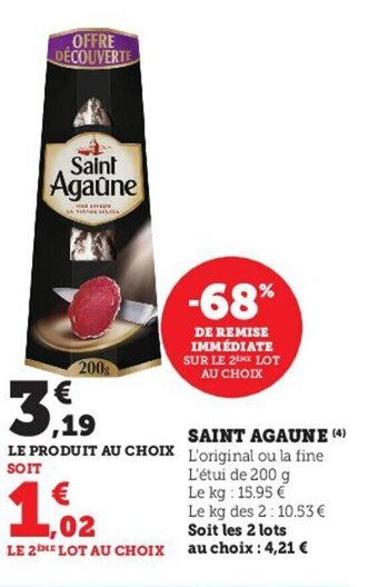 Hyper U Saint Agaune offre