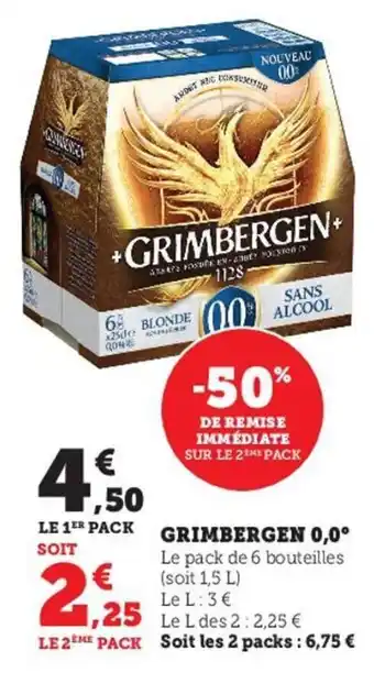 Hyper U Grimbergen 0,0° offre