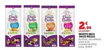 Hyper U Fruits secs daco bello offre