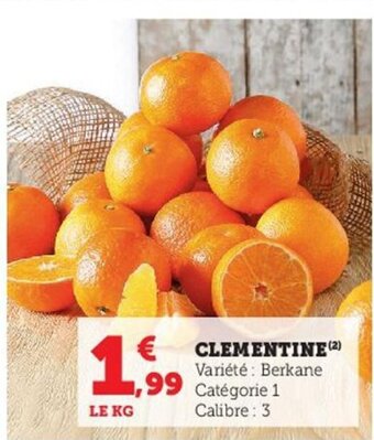 Hyper U Clementine offre