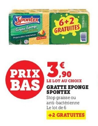 Hyper U Gratte eponge spontex offre
