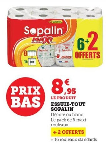 Hyper U Essuie-tout sopalin offre