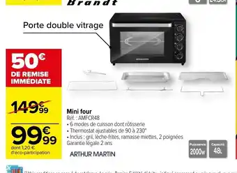 Carrefour Mini four offre