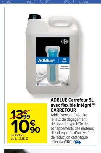 Carrefour Market Adblue Carrefour 5L Avec Flexible Intégré Carrefour offre