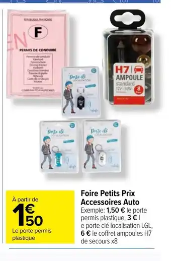 Carrefour Market Foire Petits Prix Accessoires Auto offre