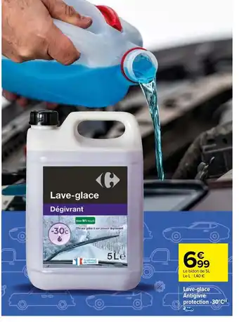 Carrefour Market Lave-Glace Antigivre Protection 30°C offre