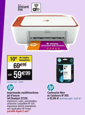 Cora x Carrefour Imprimante multifonction hp offre