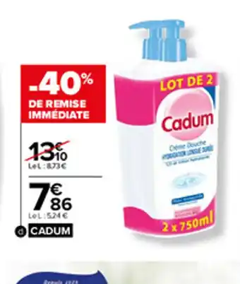 Carrefour Creme Douche Hydratante Cadum offre