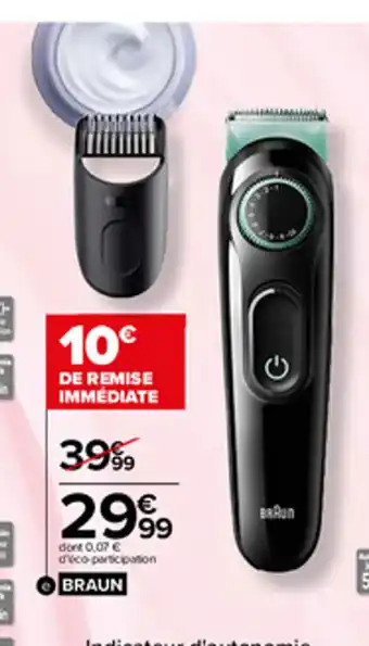 Carrefour Tondeuse Barbe offre
