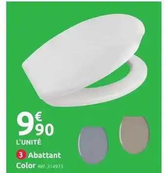 Mr Bricolage Abattant color offre