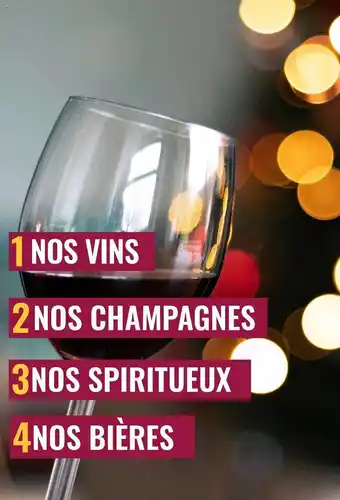 Nicolas Vins, champagnes, spiritueux, bières offre