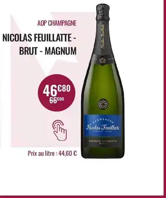 Nicolas Aop champagne nicolas feuillatte - brut - magnum offre