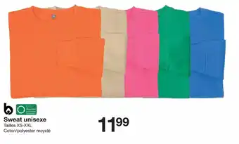 Zeeman Sweat Unisexe offre